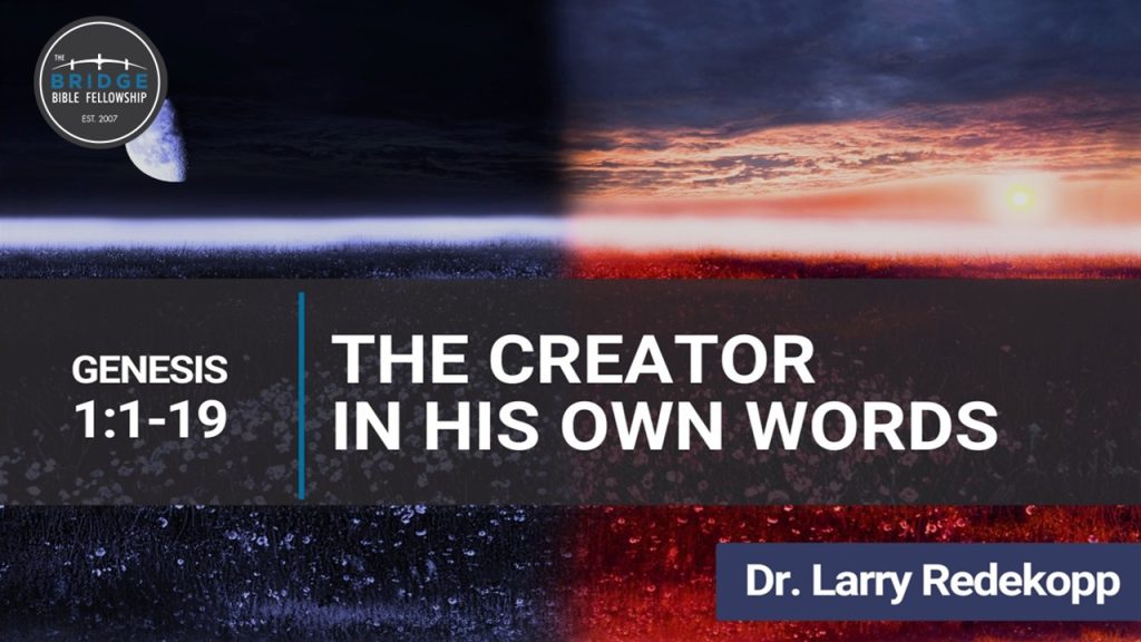Genesis – The Creator in His Own Words