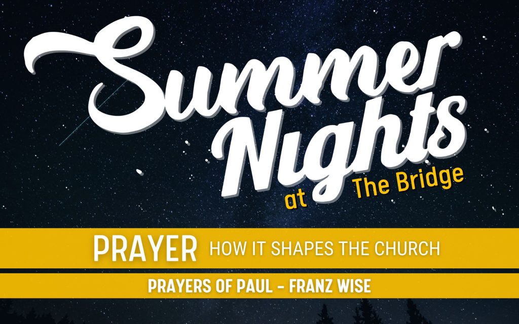 Prayer – How It Shapes The Church – SNATB1